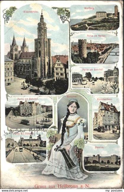 Heilbronn Neckar Kaethchen v. heilbronn
Bahnhof
Kilianskirche