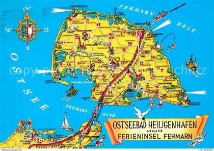 Heiligenhafen Ostseebad Inselkarte