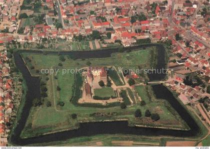 Heldrungen Kyffhaeuserkreis Thueringen Wasserburg Festung Sternfort Graben Flieg