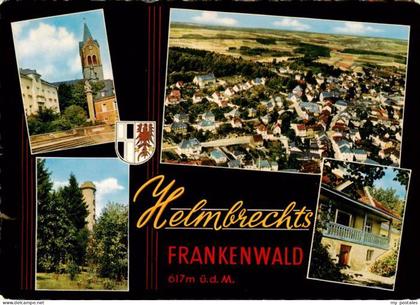 Helmbrechts Oberfranken Luftaufnahme Kirche Turm
