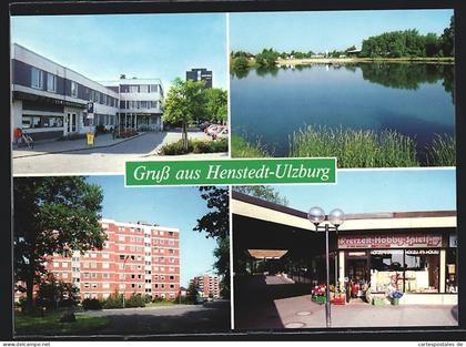 AK Henstedt-Ulzburg, Vier Ansichten aus Ort und Umgebung