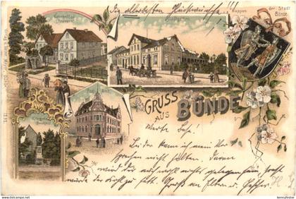 Gruss aus Bünde - Litho