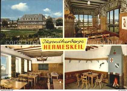 Hermeskeil Jugendherberge Aussenansicht Speiseraum Kaminzimmer