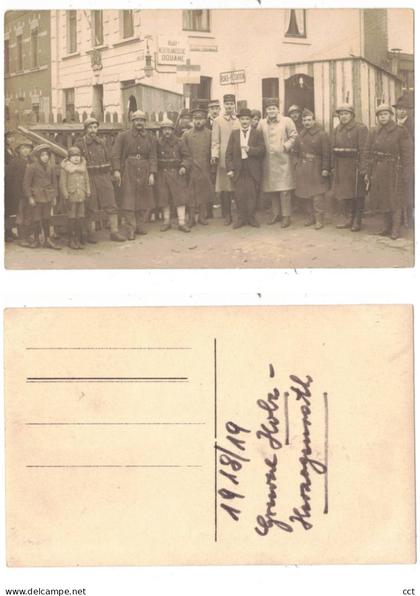 Herzogenrath  CARTE PHOTO  Grenze Holz-Herzogenrath  Douane  Kerkrade  DIE NIEDERLANDE