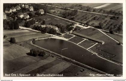 CPA Bad Orb im Main Kinzig Kreis Hessen, Fliegeraufnahme