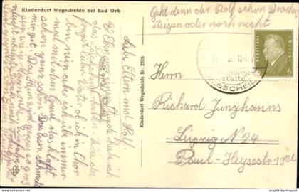 CPA Bad Orb im Main Kinzig Kreis Hessen, Kinderdorf Wegscheide, Jasperthaus, Marktplatz