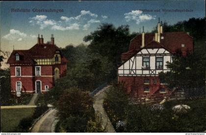 CPA Oberkaufungen Kaufungen Hessen, Heilstätte, Arzthaus und Wirtschaftsgebäude