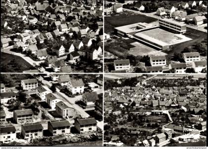 CPA Ostheim Nidderau in Hessen, Teilansichten, Wohnsiedlung, Fliegeraufnahme