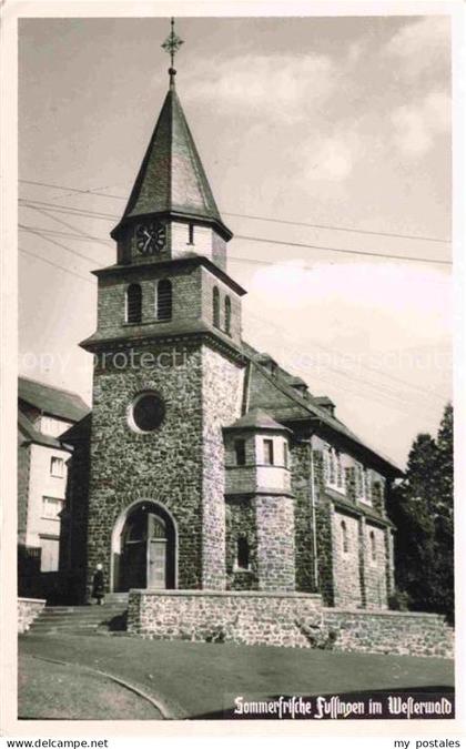 Fussingen Waldbrunn Westerwald Hessen Kirche