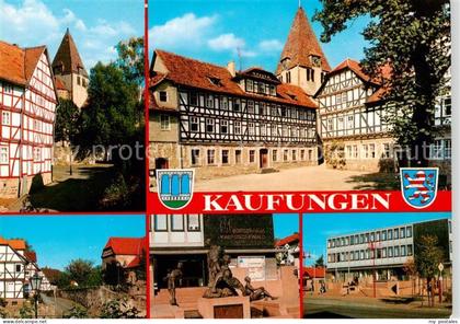 Kaufungen Hessen Schloss Fachwerkhaeuser Buergerhaus Rathaus