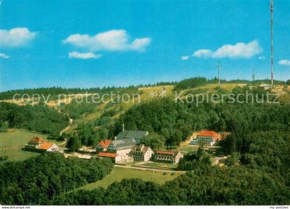 Kreuzberg Rhoen Naturpark Rhoen Fliegeraufnahme
