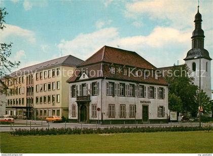 Lampertheim Bergstrasse Kirche Altes und neues Stadthaus
