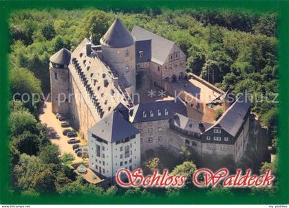 Waldeck Edersee Schloss Fliegeraufnahme Kellerwald-Edersee