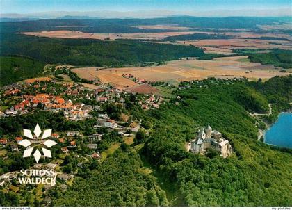 Waldeck  Edersee Schloss Waldeck Fliegeraufnahme