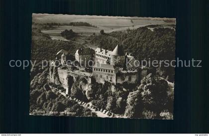 Waldeck Edersee Schloss Waldeck Fliegeraufnahme