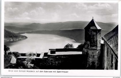 Waldeck Edersee Waldeck Schloss Waldeck Edersee Sperrmauer