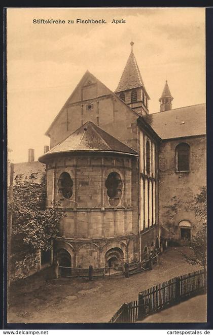 AK Fischbeck / Hessisch Oldendorf, Stiftskirche, Apsis