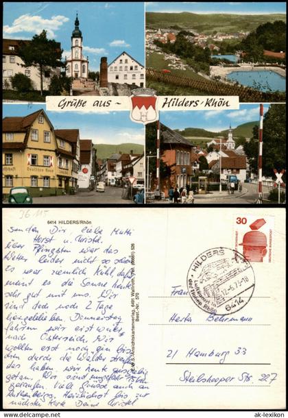 Ansichtskarte Hilders (Rhön) Mehrbildkarte Grüße aus HILDERS/Rhön 1973