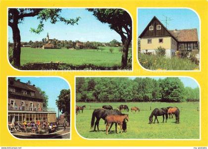 Plotzen Hochkirch Panorama Blick auf Hochkirch Teilansicht Plotzen Kinderkurheim