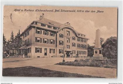 39110288 - Hoechenschwand. Hotel und Kurhaus Hoechenschwand gelaufen. Leichte Stempelspuren, sonst gut erhalten