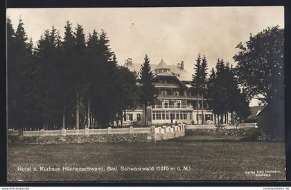 AK Höchenschwand /Schwarzwald, Hotel-Kurhaus Höchenschwand