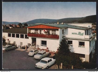 AK Höchst /Odw., Hotel Lust aus der Vogelschau