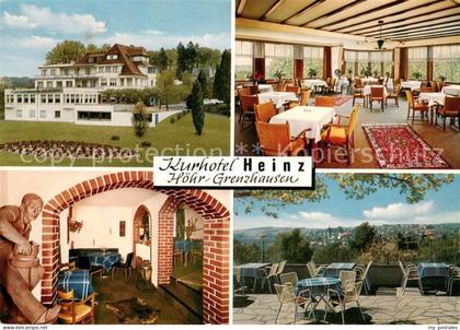 Hoehr-Grenzhausen Kurhotel Heinz Gastraeume Terrasse