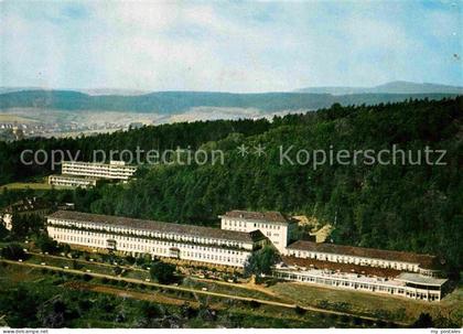 Hoexter Weser Fliegeraufnahme Weserbergklinik