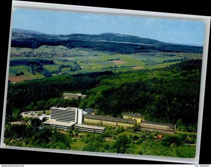 Hoexter Weser Hoexter Fliegeraufnahme Weserbergland-Klinik