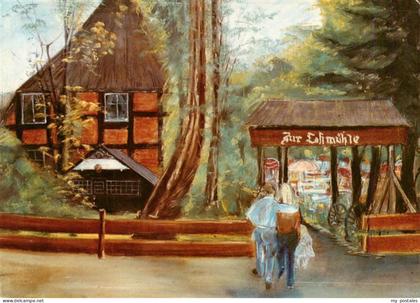 Hohenlockstedt Restaurant Cafe zur Lohmuehle Kuenstlerkarte