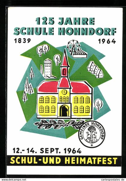 AK Hohndorf bei Oelsnitz, 125 Jahre Schule Hohndorf, Schul- und Heimatfest