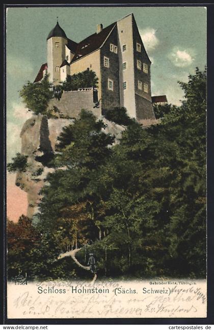 AK Hohnstein /Sächs. Schweiz, Schloss Hohnstein