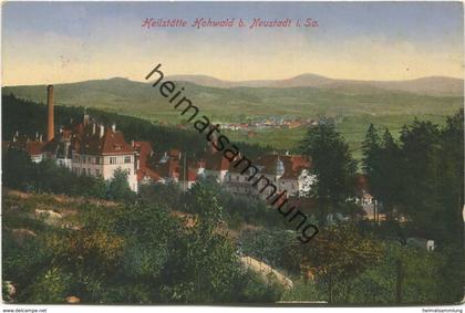 Hohwald bei Neustadt in Sachsen - Heilstätte - Verlag Brück & Sohn Meissen