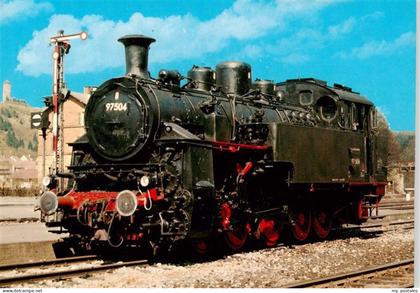 Horb Neckar BW Zahnradlokomotive Dampflokomotive Lok-97504 Bhf-Horb Neckar Eisen