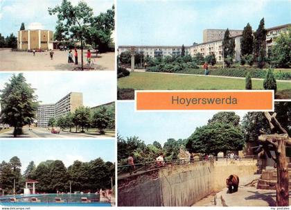 Hoyerswerda Planetarium Magistrale am Knie Wohnkomplex Freibad Tierpark