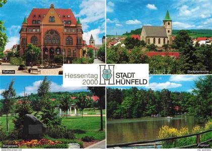 Huenfeld Fulda Hessen Rathaus Stadtpfarrkirche Buergerpark Praeforst
