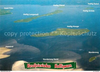 Halligen Nordsee Fliegeraufnahme Nordfriesisches Halligm