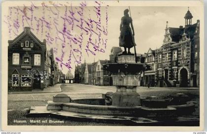 Husum Nordfriesland Husum Markt Brunnen