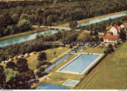 Illertissen Campingplatz Schwimmbad Fliegeraufnahme