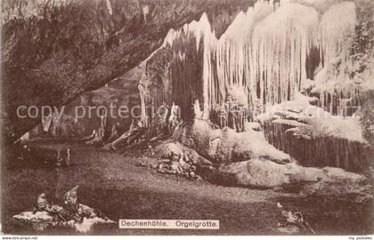 Dechenhoehle Iserlohn Orgelgrotte