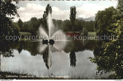Letmathe Oestrich Volkspark Schwanenteich