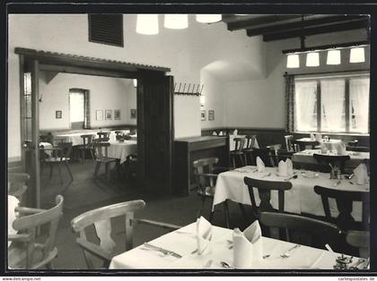 AK Jöhstadt, Gasthaus Raststätte Berghof Jöhstadt, Innenansicht