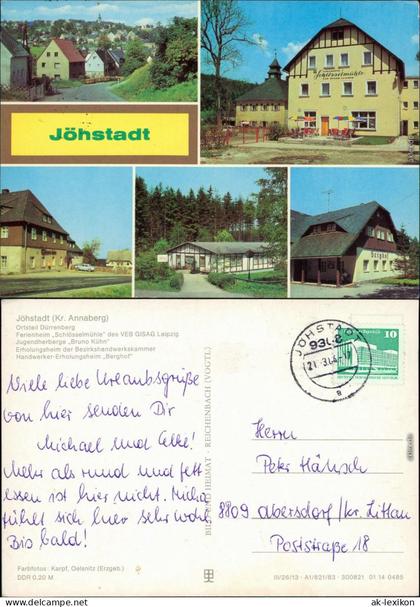 Jöhstadt (Erzgebirge) Ansichten Ansichtskarte 1982