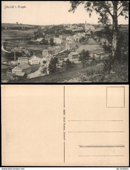 Jöhstadt (Erzgebirge) Panorama mit Fabrik
