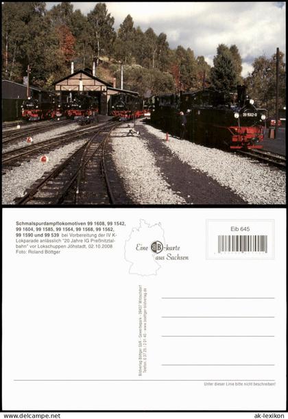 Jöhstadt (Erzgebirge) Schmalspurdampflokomotiven Dampflokomotive 2012