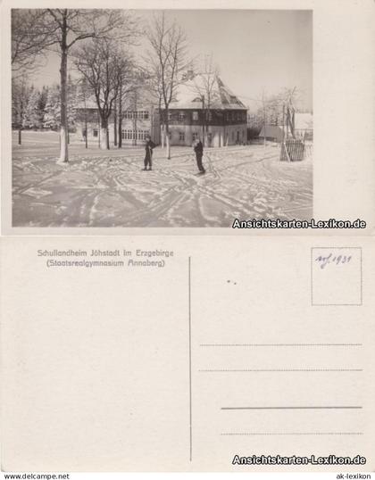 Jöhstadt (Erzgebirge) Schullandheim (Staatsrealgymnasium Annaberg) 1931