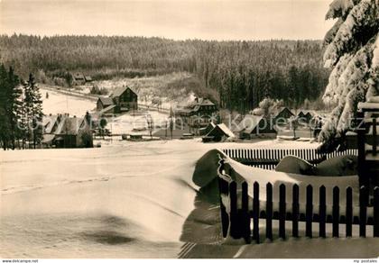 Steinbach Johanngeorgenstadt Winterpanorama