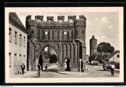 AK Jüterbog, Radfahrer am Dammtor