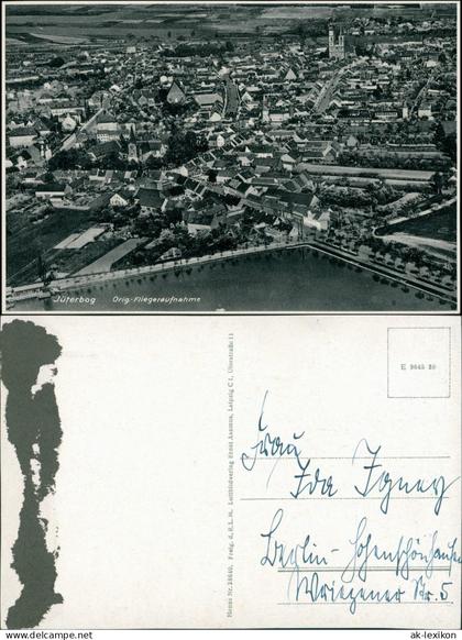 Ansichtskarte Jüterbog Luftbild 1935