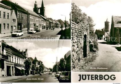 Jueterbog Brandenburg Leninstrasse Joliot Curis Strasse Stadtmauer